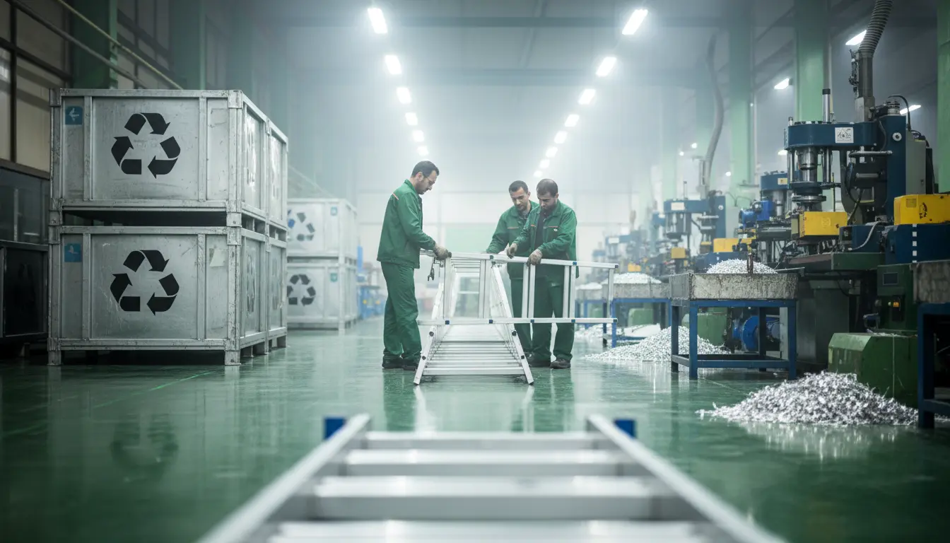 Skyline Merdiven, Alüminyum Merdivenlerde Geri Dönüştürülebilir Malzeme Kullanımını Artırdı