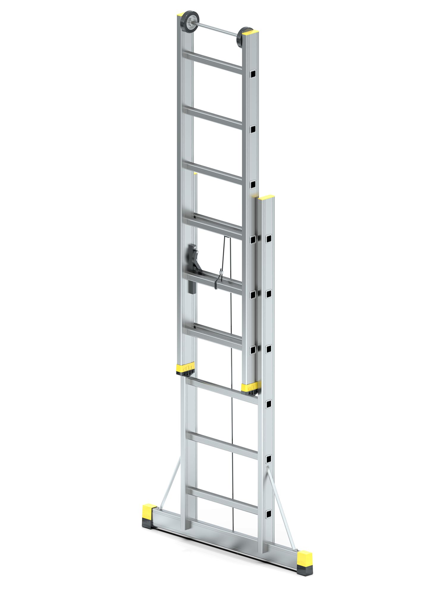 SKY LINE İPLİ MAKARALI SÜRGÜLÜ ALÜMİNYUM MERDİVEN